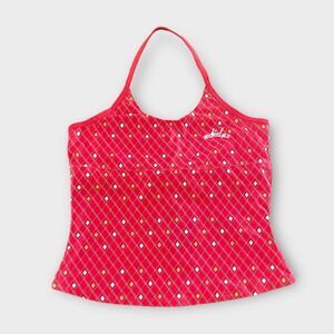 NWT Vintage Adidas Swim Top XL Bathing Suit 1pc Tankini Retro